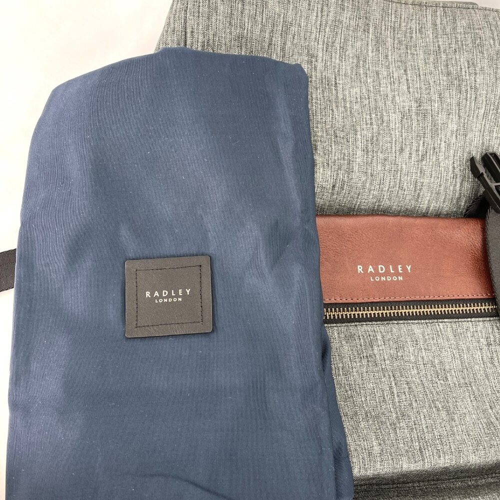 Radley Clerkenwell Large Flapover Backpack Gray - Picture 2 of 6